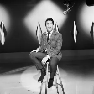 Print of Tom Jones recording at ATV studios in 1967 Print of Tom Jones recording at ATV studios in 1967