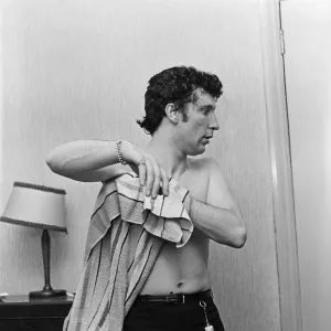 Tom Jones, singer from Wales, performs at The Atlanta Ballroom, Woking