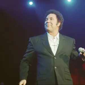 Tom Jones, (singer from Wales) performs at The Cardiff International Arena (The CIA Tom Jones, (singer from Wales) performs at The Cardiff International Arena (The CIA