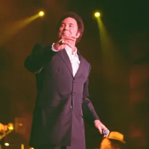 Tom Jones, (singer from Wales) performs at The Cardiff International Arena (The CIA Tom Jones, (singer from Wales) performs at The Cardiff International Arena (The CIA