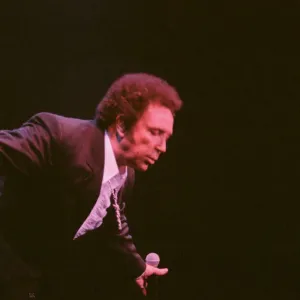 Tom Jones, (singer from Wales) performs at The Cardiff International Arena (The CIA Tom Jones, (singer from Wales) performs at The Cardiff International Arena (The CIA