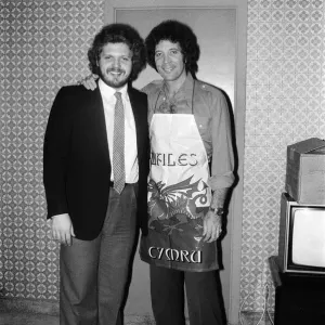 Tom Jones with Son Print, Westbury Music Festival, 27th June 1980 Tom Jones with Son Print, Westbury Music Festival, 27th June 1980