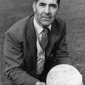 Black and white print of Tom Saunders Black and white print of Tom Saunders