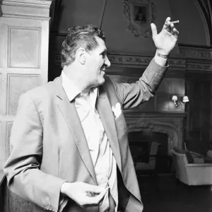 Tommy Cooper seen here in the bar of The New Theatre, Oxford. 22nd March 1972 Tommy Cooper seen here in the bar of The New Theatre, Oxford. 22nd March 1972