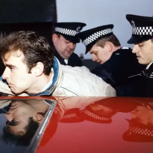 Tommy Sheridan with Police Officers Print, 2nd December 1994