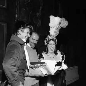 Tommy Steele as Tony Lumpkin and Peggy Mount as Mrs Hardcastle in