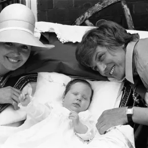 Tommy Steele and Family Christening Print, 1969