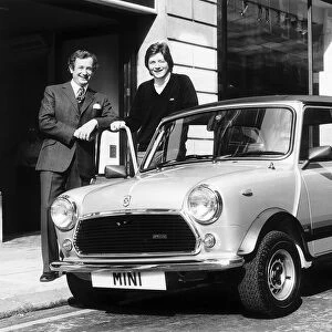 Tony Ball managing director of Austin Morris with son Kevin Ball, September 1979