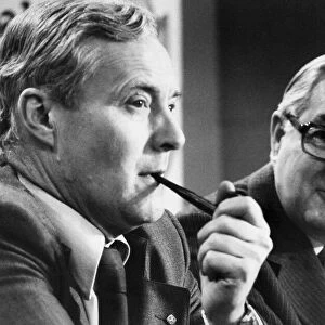 Tony Benn and Jim Callaghan on platform at Labour party conference - May 1979