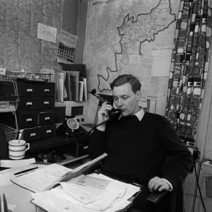Tony Benn MP at home 24th November 1960 Anthony Wedgewood Benn