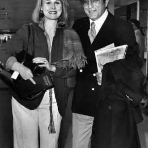 Tony Bennett and Wife Sandra on Concorde, May 1978 Print