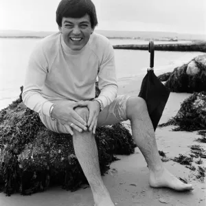 Tony Blackburn on holiday in Poole, Dorset. Summer weather there has not been very good Tony Blackburn on holiday in Poole, Dorset. Summer weather there has not been very good