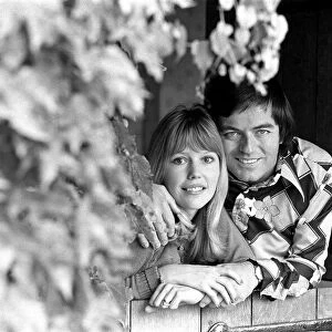 Tony Blackburn at home in Cookham Dean, Berkshire, with his wife Tessa Wyatt