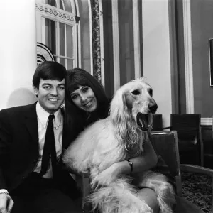 Tony Blackburn with singer Anita Harris. 3rd January 1968 Tony Blackburn with singer Anita Harris. 3rd January 1968
