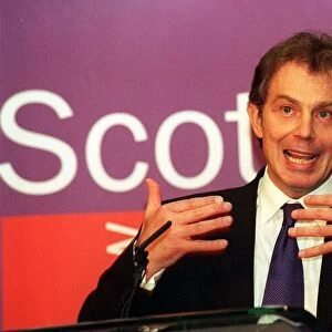 Tony Blair at Labour Gala Dinner in Glasgow November 1998