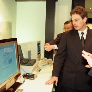 Tony Blair officially opens the Samsung training centre at Wynyard. 20th December 1996 Tony Blair officially opens the Samsung training centre at Wynyard. 20th December 1996