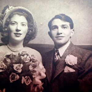 Tony Blair parents Leo and Hazel Blair on their wedding day