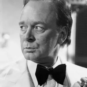 Tony Britton filming TV play - February 1977