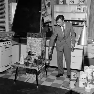 Tony Harlock Designs Tailor-Made Kitchen Print, 19th June 1963