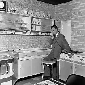 Tony Harlock Designs tailor made kitchen. 19th June 1963