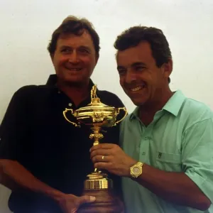 Tony Jacklin & Ray Floyd with Ryder Cup September 1989 Tony Jacklin & Ray Floyd with Ryder Cup September 1989