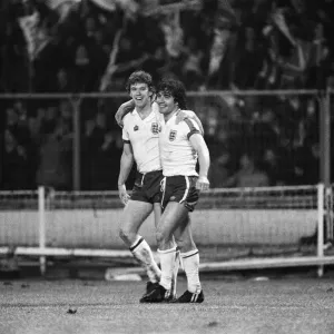 Tony Woodcock and Kevin Keegan during England v Republic of Ireland Tony Woodcock and Kevin Keegan during England v Republic of Ireland