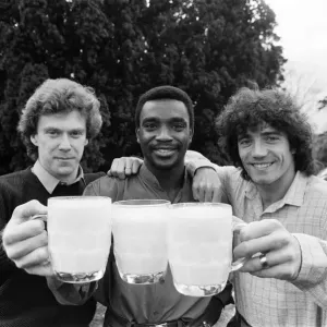 Tony Woodcock, (of Fc Kolin) Laurie Cunningham (of Real Madrid Tony Woodcock, (of Fc Kolin) Laurie Cunningham (of Real Madrid