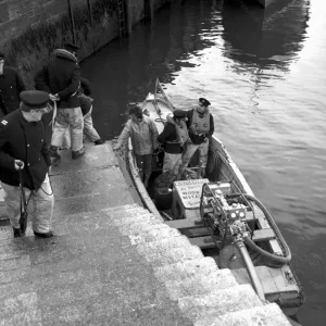 Torbays own fireboat in Torquay harbour in September 1973 Torbays own fireboat in Torquay harbour in September 1973