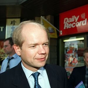 Tory Leader William Hague September 1997 On Visit To Linlithgow