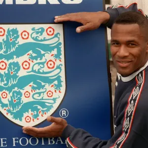 Les Ferdinand with England Badge Print, 21st June 1998