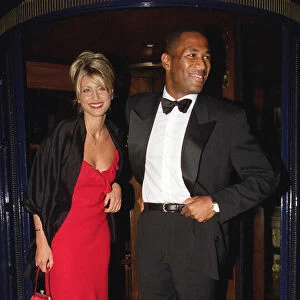 Tottenham Hotpsur and England footballer Les Ferdinand with television