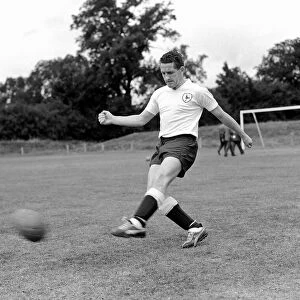 Tottenham Hotspur footballer Dave Mackay in training August 1961