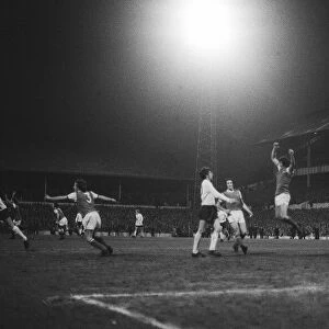 Tottenham Hotspur v Arsenal 1971 Arsenal players celebrate after Ray Kennedy header