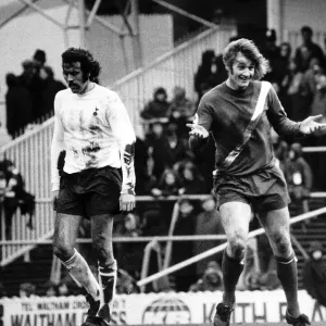 Tottenham Hotspur v Manchester City Print 10th February 1973