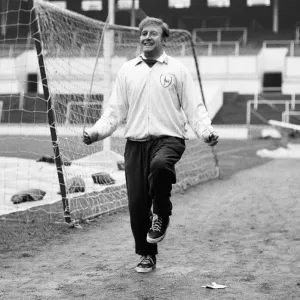 Tottenham Hotspur's Terry Medwin Trains Alone Print 1963