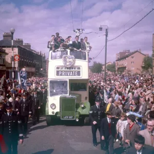 Tottenham Hotspurs FA Cup Parade Print 16th May 1961 (00256) Tottenham Hotspurs FA Cup Parade Print 16th May 1961 (00256)