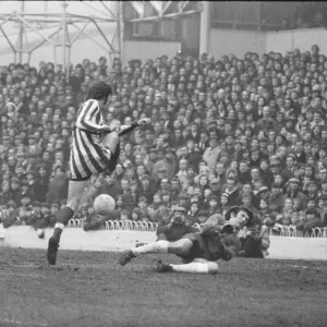 Tottenham v Southhampton. Leauge match 16th Jan 1971 Mick Channon scores goal Tottenham v Southhampton. Leauge match 16th Jan 1971 Mick Channon scores goal