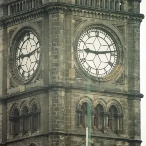Town Hall Clock Middlesbrough, 13th February 1993 Town Hall Clock Middlesbrough, 13th February 1993