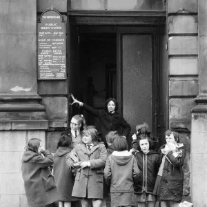 Townsend Public Wash House Print, Glasgow, 6th March 1971 Townsend Public Wash House Print, Glasgow, 6th March 1971
