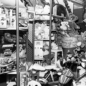 The toy department at the Co-Op store in East Street, Derby in the build up to Christmas