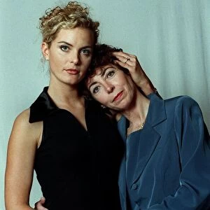 Tracy Shaw Actress September 98 Coronation Street actress with her mother