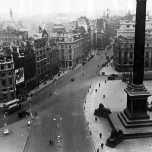 Trafalgar Square, cira 1935 Trafalgar Square, cira 1935