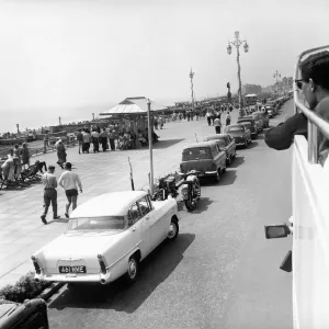 Vintage Brighton Street Scene Print, June 1960