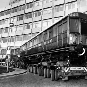 The traffic stopped in its tracks when this elegant Edwardian railway carriage trundled The traffic stopped in its tracks when this elegant Edwardian railway carriage trundled