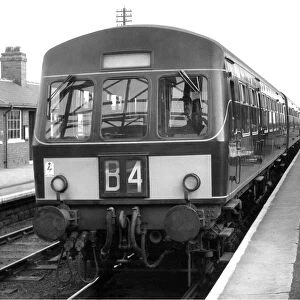The last train waits at Washington Station for the signal to pull out on 13th June 1963