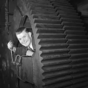 1954 Print of a Trainee Mechanic at Work