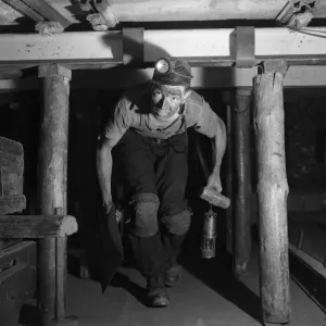 Trainee miner seen here at work. Part of the Daily Herald Youth in Industry Feature 6th Trainee miner seen here at work. Part of the Daily Herald Youth in Industry Feature 6th
