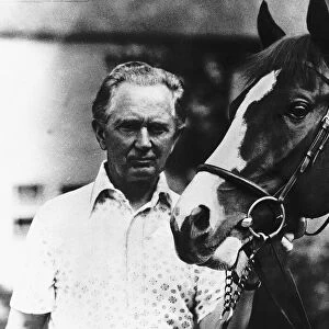 Trainer Vincent O Brien with"the Minstrel"