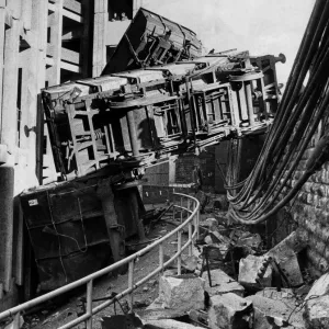 Trains in and out of Newcastle were cancelled on 11th February 1974 after three empty Trains in and out of Newcastle were cancelled on 11th February 1974 after three empty