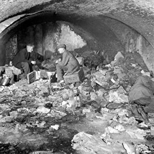 Tramps: Two homeless gentlemen who live in the cellar of a bombed out building close to